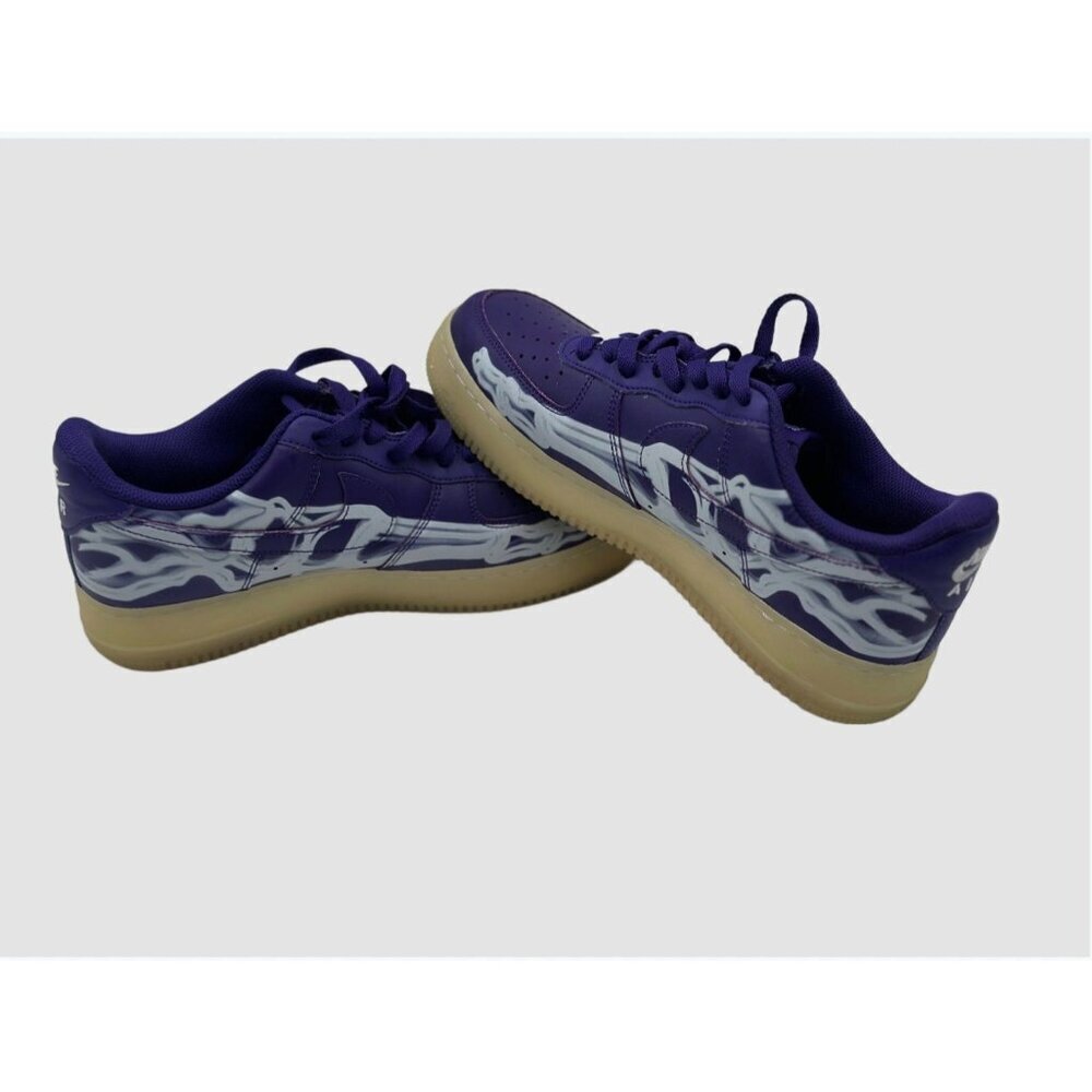 Nike Shoes Air Force 1 Low '07 QS Purple Skeleton Size 9 CU8067-500
